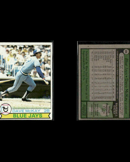 Toronto Blue Jays 1979 Topps Baseball 40-Card Lot Topps VG