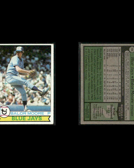 Toronto Blue Jays 1979 Topps Baseball 40-Card Lot Topps VG