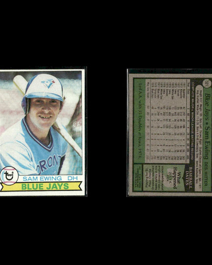 Toronto Blue Jays 1979 Topps Baseball 40-Card Lot Topps VG