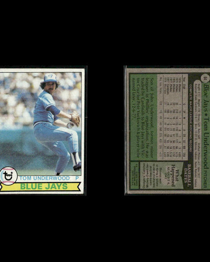 Toronto Blue Jays 1979 Topps Baseball 40-Card Lot Topps VG