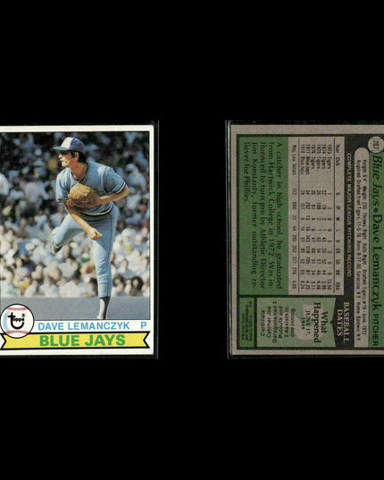 Toronto Blue Jays 1979 Topps Baseball 40-Card Lot Topps VG