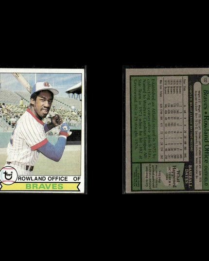 Atlanta Braves 1979 Topps Baseball 30-Card Lot Topps VG
