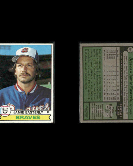 Atlanta Braves 1979 Topps Baseball 30-Card Lot Topps VG