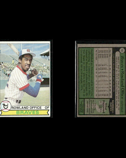 Atlanta Braves 1979 Topps Baseball 30-Card Lot Topps VG