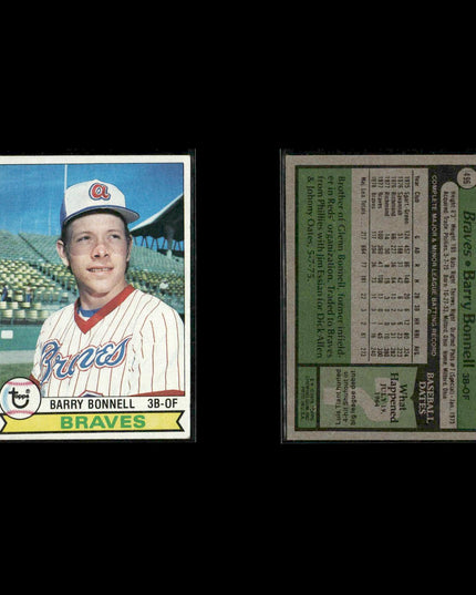 Atlanta Braves 1979 Topps Baseball 30-Card Lot Topps VG