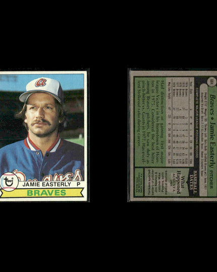 Atlanta Braves 1979 Topps Baseball 30-Card Lot Topps VG