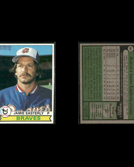 Atlanta Braves 1979 Topps Baseball 30-Card Lot Topps VG