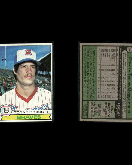 Atlanta Braves 1979 Topps Baseball 30-Card Lot Topps VG