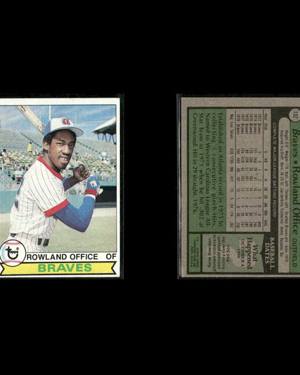 Atlanta Braves 1979 Topps Baseball 30-Card Lot Topps VG
