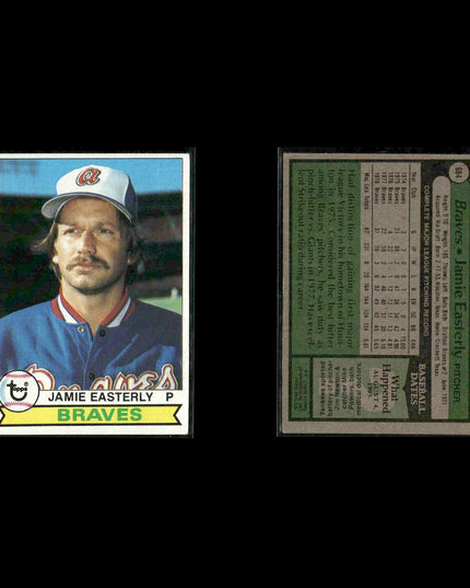 Atlanta Braves 1979 Topps Baseball 30-Card Lot Topps VG