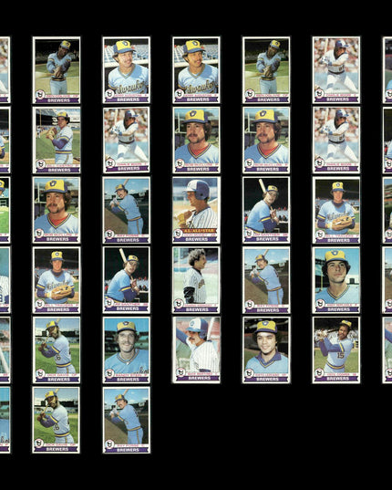 Milwaukee Brewers 1979 Topps Baseball 38-Card Lot Topps VG