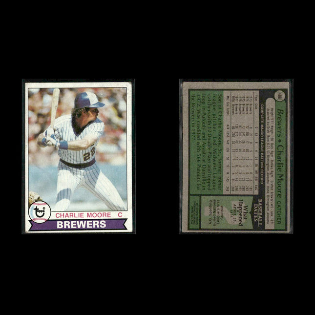 Milwaukee Brewers 1979 Topps Baseball 38-Card Lot Topps VG