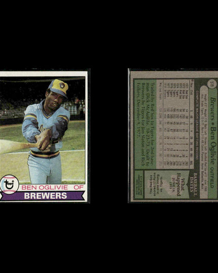 Milwaukee Brewers 1979 Topps Baseball 38-Card Lot Topps VG