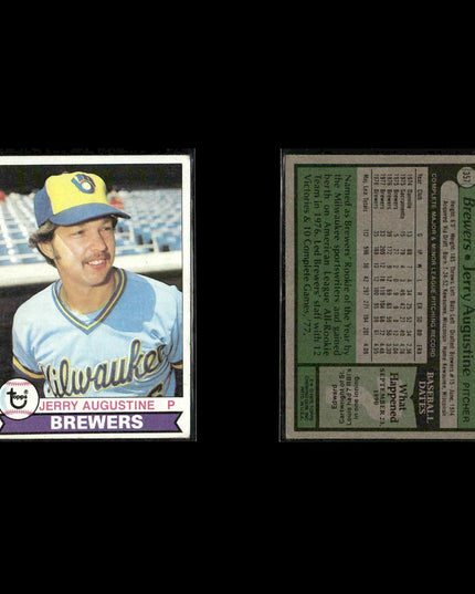 Milwaukee Brewers 1979 Topps Baseball 38-Card Lot Topps VG
