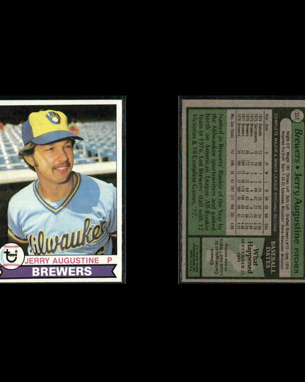 Milwaukee Brewers 1979 Topps Baseball 38-Card Lot Topps VG