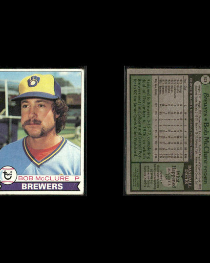 Milwaukee Brewers 1979 Topps Baseball 38-Card Lot Topps VG