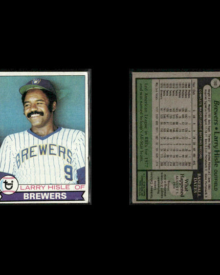 Milwaukee Brewers 1979 Topps Baseball 38-Card Lot Topps VG