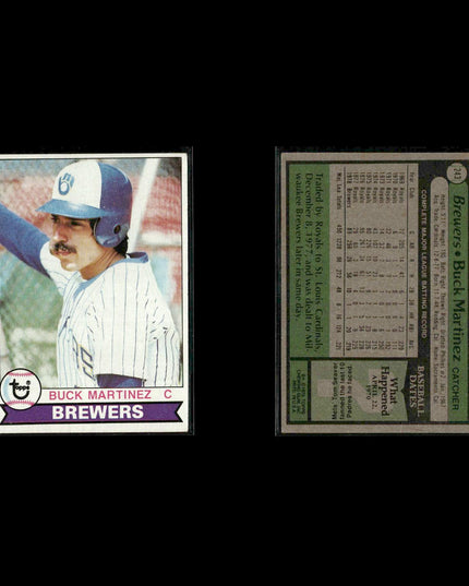 Milwaukee Brewers 1979 Topps Baseball 38-Card Lot Topps VG