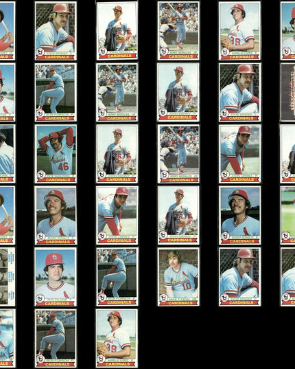 St. Louis Cardinals 1979 Topps Baseball 33-Card Lot Topps VG
