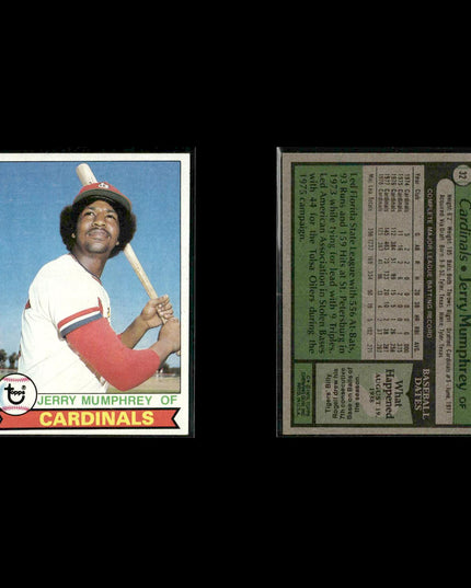 St. Louis Cardinals 1979 Topps Baseball 33-Card Lot Topps VG