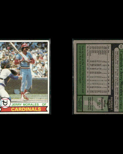 St. Louis Cardinals 1979 Topps Baseball 33-Card Lot Topps VG