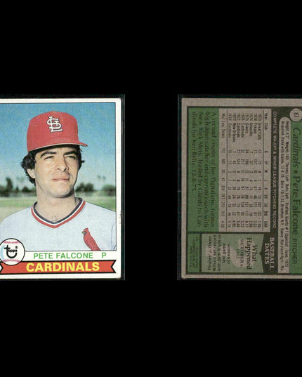 St. Louis Cardinals 1979 Topps Baseball 33-Card Lot Topps VG