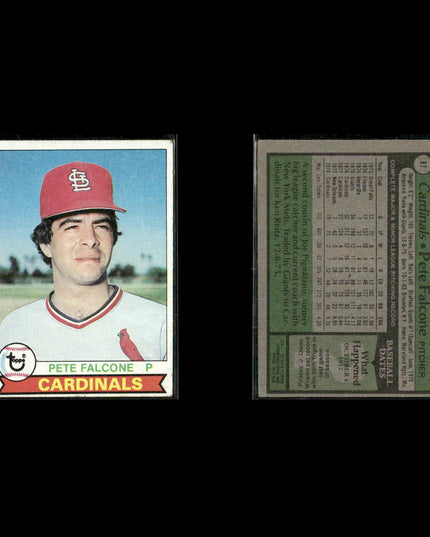 St. Louis Cardinals 1979 Topps Baseball 33-Card Lot Topps VG