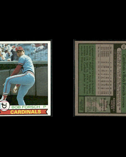 St. Louis Cardinals 1979 Topps Baseball 33-Card Lot Topps VG