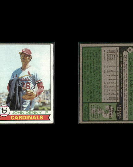 St. Louis Cardinals 1979 Topps Baseball 33-Card Lot Topps VG