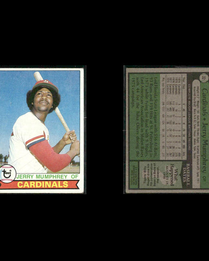 St. Louis Cardinals 1979 Topps Baseball 33-Card Lot Topps VG