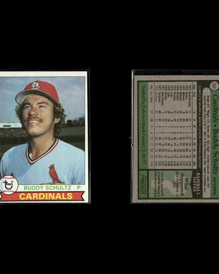 St. Louis Cardinals 1979 Topps Baseball 33-Card Lot Topps VG