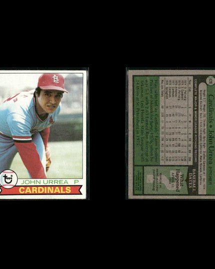 St. Louis Cardinals 1979 Topps Baseball 33-Card Lot Topps VG