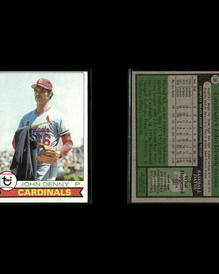 St. Louis Cardinals 1979 Topps Baseball 33-Card Lot Topps VG