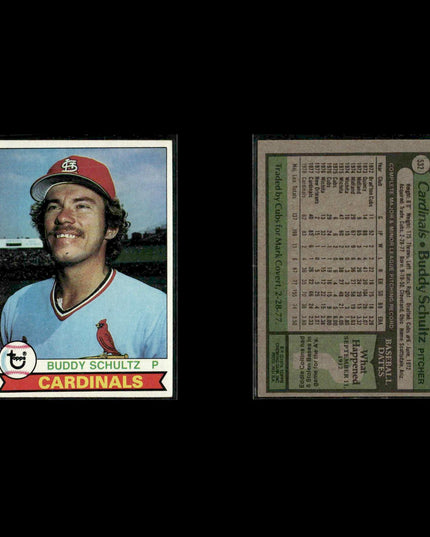 St. Louis Cardinals 1979 Topps Baseball 33-Card Lot Topps VG