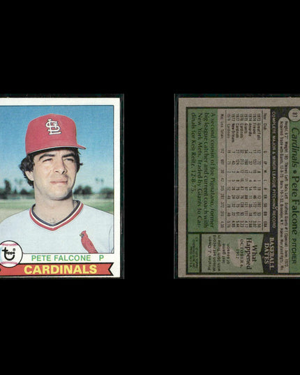 St. Louis Cardinals 1979 Topps Baseball 33-Card Lot Topps VG
