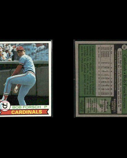 St. Louis Cardinals 1979 Topps Baseball 33-Card Lot Topps VG