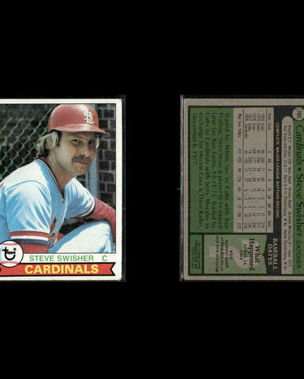 St. Louis Cardinals 1979 Topps Baseball 33-Card Lot Topps VG