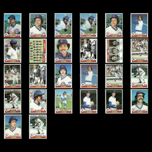 Chicago Cubs 1979 Topps Baseball 26-Card Lot Topps VG