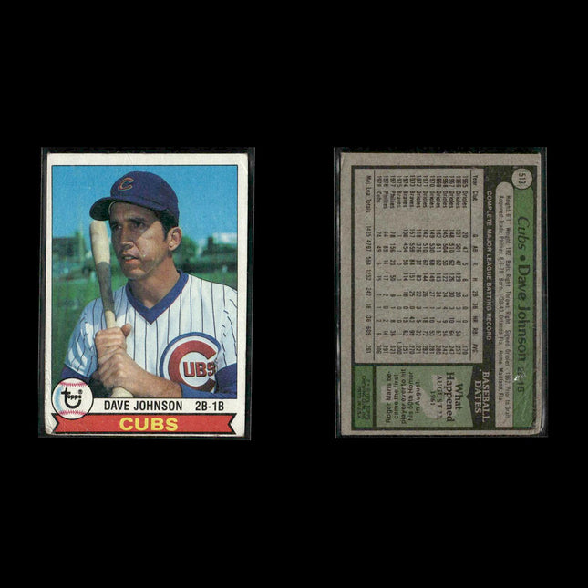Chicago Cubs 1979 Topps Baseball 26-Card Lot Topps VG