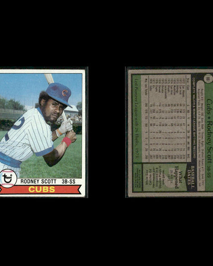 Chicago Cubs 1979 Topps Baseball 26-Card Lot Topps VG