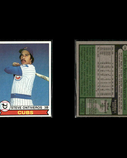 Chicago Cubs 1979 Topps Baseball 26-Card Lot Topps VG