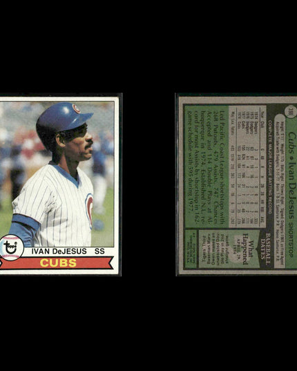 Chicago Cubs 1979 Topps Baseball 26-Card Lot Topps VG