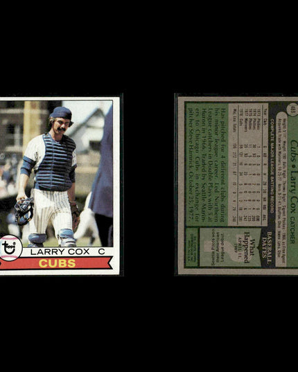 Chicago Cubs 1979 Topps Baseball 26-Card Lot Topps VG