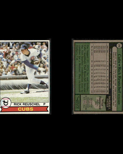 Chicago Cubs 1979 Topps Baseball 26-Card Lot Topps VG