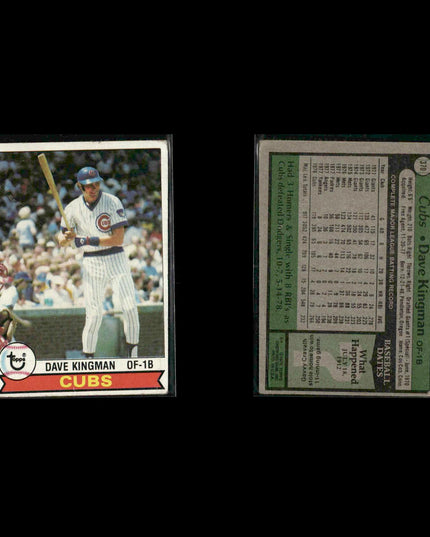 Chicago Cubs 1979 Topps Baseball 26-Card Lot Topps VG