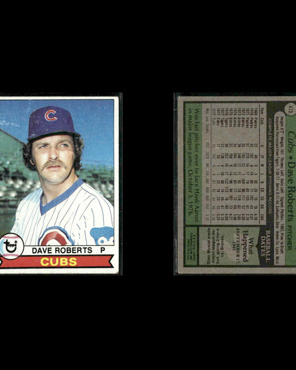 Chicago Cubs 1979 Topps Baseball 26-Card Lot Topps VG