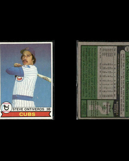 Chicago Cubs 1979 Topps Baseball 26-Card Lot Topps VG