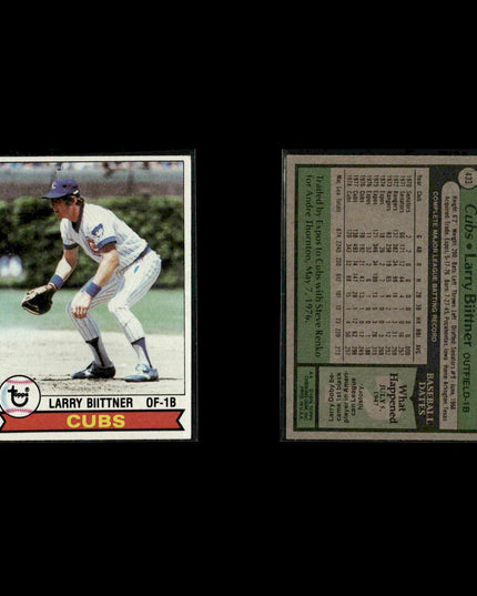 Chicago Cubs 1979 Topps Baseball 26-Card Lot Topps VG