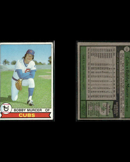 Chicago Cubs 1979 Topps Baseball 26-Card Lot Topps VG