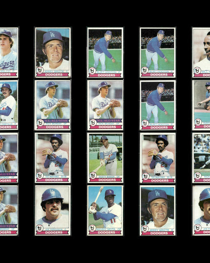 Los Angeles Dodgers 1979 Topps Baseball 20-Card Lot Topps VG